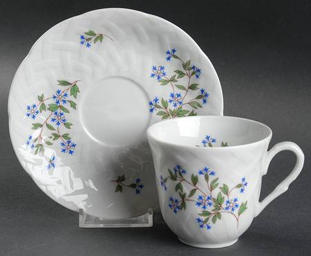 Nicole Flat Cup & Saucer Set