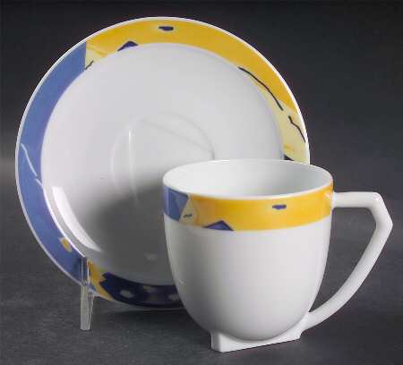Nil Flat Cup & Saucer Set