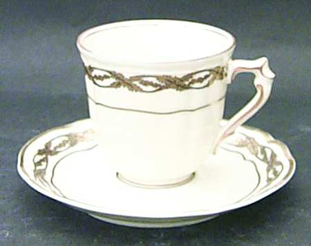 Noailles Flat Cup & Saucer Set