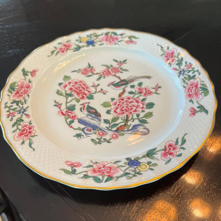 Oiseaux De Chine Luncheon Plate