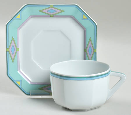 Otello Flat Cup & Saucer Set