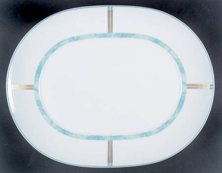 Paestum 15" Oval Serving Platter