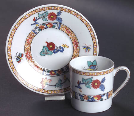 Pak Hoi Flat Demitasse Cup & Saucer Set