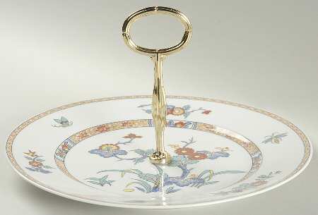 Pak Hoi Round Serving Plate with Handle (DP)