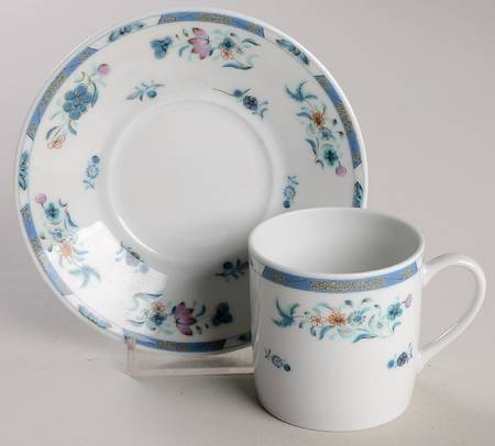 Pahang Flat Demitasse Cup & Saucer Set