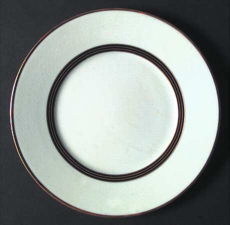 Palatino Black Salad Plate