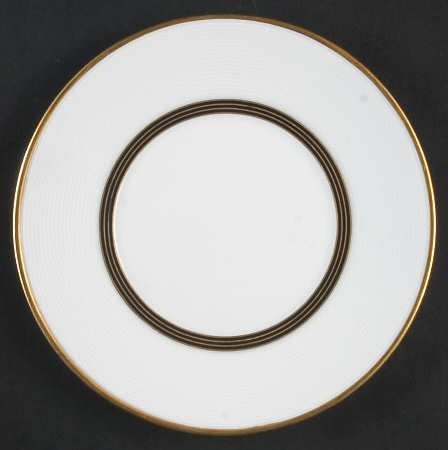 Palatino Black Bread & Butter Plate