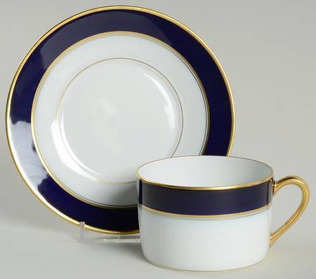 Palerme Flat Cup & Saucer Set