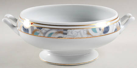 Paris (Geometric Nudes) Oval Vegetable No Lid