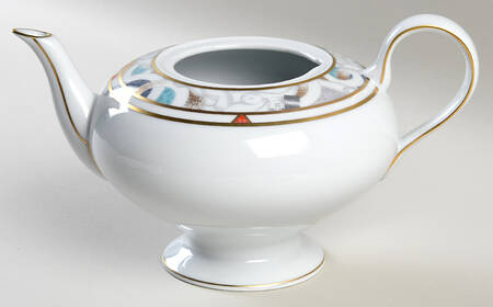 Paris (Geometric Nudes) Teapot No Lid