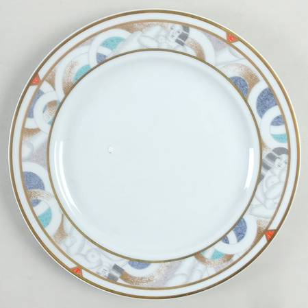 Paris (Geometric Nudes) Dinner Plate