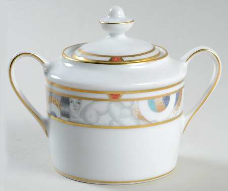 Paris (Geometric Nudes) Sugar Bowl & Lid
