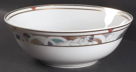 Paris (Geometric Nudes) 10" Large Salad Serving Bowl
