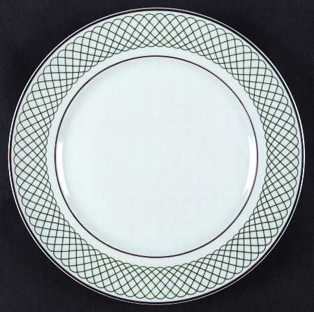 Pavillon Green Dinner Plate