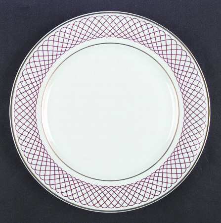 Pavillon Red Dinner Plate