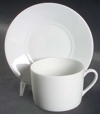 Flat Cup & Saucer Set
