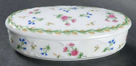 Poe Oval Box & Lid 4"