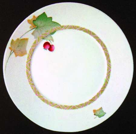 Red Berry Dinner Plate