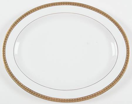 Rhapsody 15" Oval Serving Platter by Bernardaud