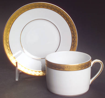 Rhapsody Flat Cup & Saucer Set