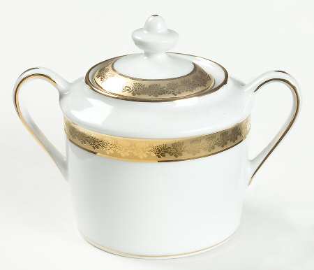 Rhapsody Sugar Bowl & Lid by Bernardaud