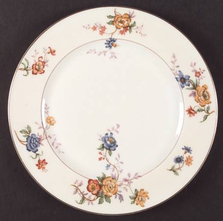 Riviera (Cream & White) Dinner Plate