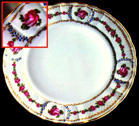 Rose De Limoges Dinner Plate