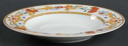 Roma Gold Rim Soup Bowl