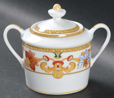 Roma Gold Sugar Bowl & Lid
