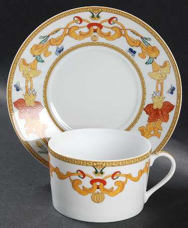 Roma Gold Breakfast Cup & Saucer Set