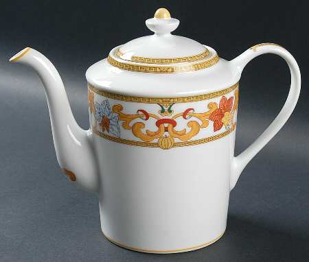 Roma Gold Coffee Pot & Lid