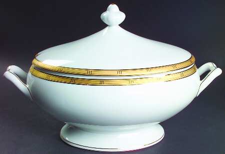 Roulette Oval Tureen & Lid