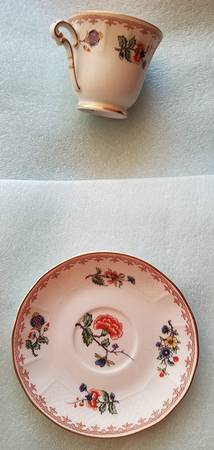 Rouen Footed Demitasse Cup & Saucer Set