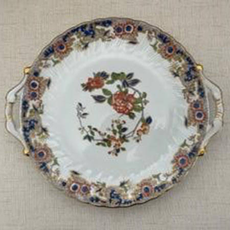 Singapour Handled Cake Plate