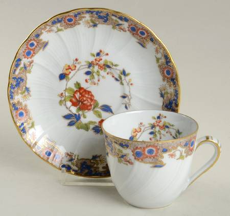 Singapour Flat Demitasse Cup & Saucer Set