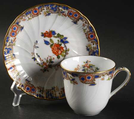 Singapour Flat Cup & Saucer Set