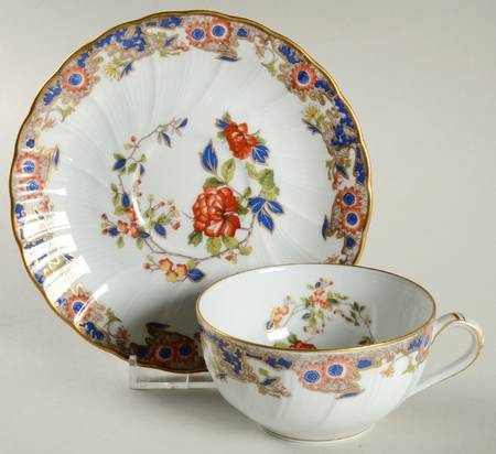 Singapour Flat Cup & Saucer Set