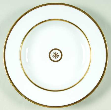 Sparte Gold Rim Soup Bowl by Bernardaud