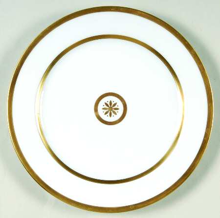 Sparte Gold Dessert/Pie Plate