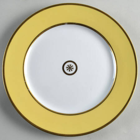 Sparte Yellow Dinner Plate