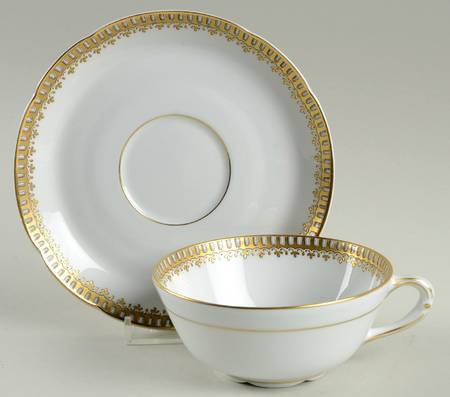 Talleyrand Flat Cup & Saucer Set