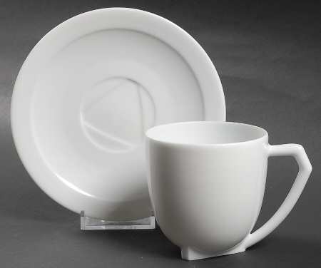 Tri Anne Flat Cup & Saucer Set