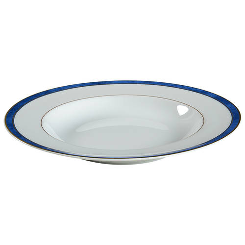 Universe Azure Blue Rim Soup Bowl