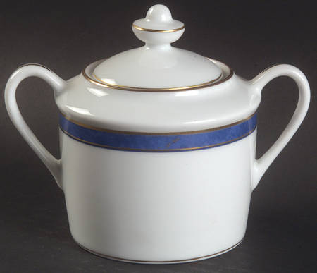 Universe Azure Blue Mini Sugar Bowl & Lid