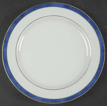 Universe Azure Blue Salad Plate