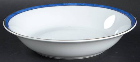Universe Azure Blue 9" Round Vegetable Bowl