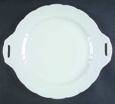 Vannerie (No Trim) Handled Cake Plate by Bernardaud