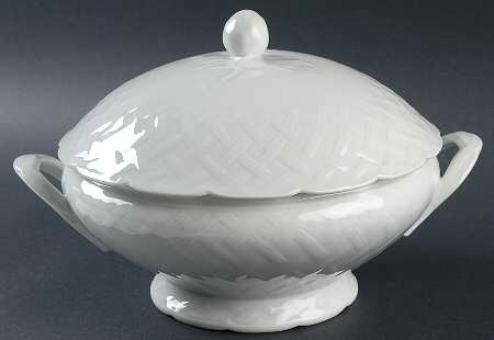 Vannerie (No Trim) Round Covered Vegetable by Bernardaud