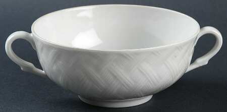 Vannerie (No Trim) Flat Cream Soup Bowl