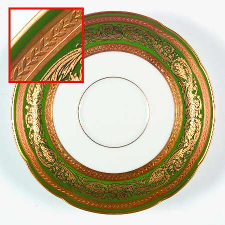 Vendome Green Saucer